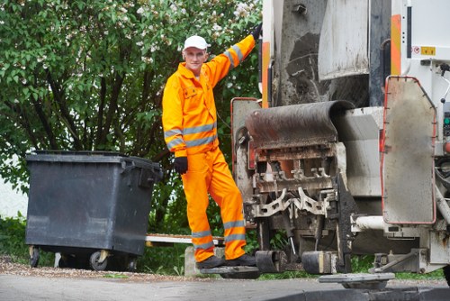 Recycling bins for office waste in Enfield